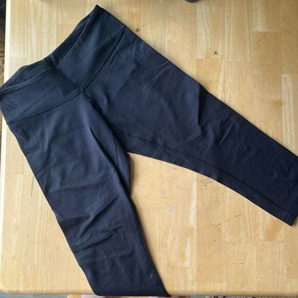 LULULEMON Original Wunder Under Cropped Midrise Leggings W8 - Picture 1 of 3